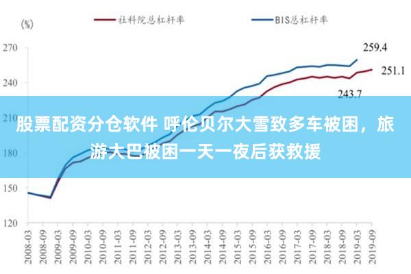 股票配资分仓软件 呼伦贝尔大雪致多车被困，旅游大巴被困一天一